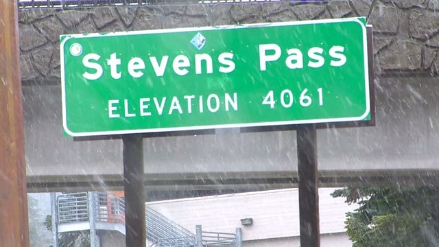 Snow at the passes