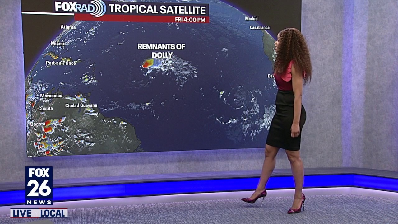 Tropical Weather Forecast - Tracking remnants of Dolly in Atlantic Ocean