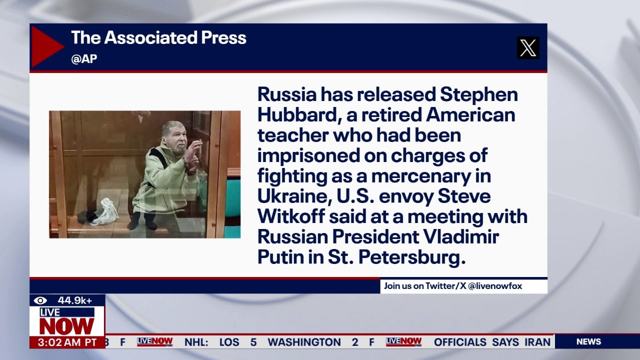 Russia releases detained American Stephen Hubbard
