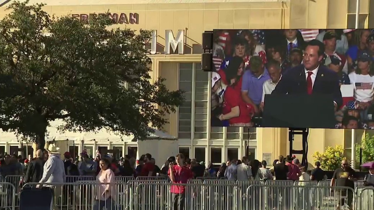 Trump in San Antonio for political rally
