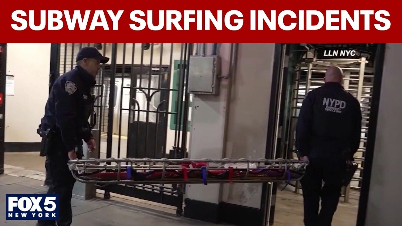 Growing number of subway surfing incidents