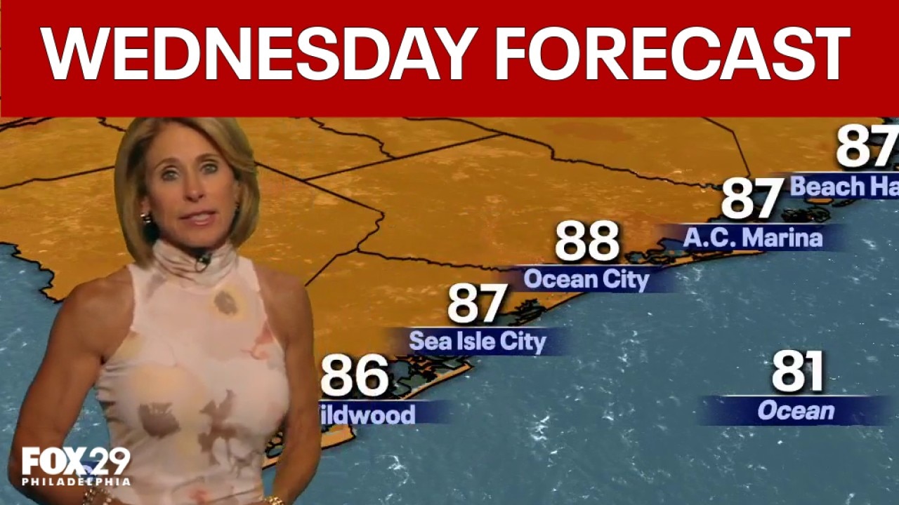 Philadelphia weather: Wednesday evening forecast 