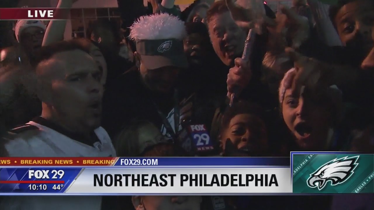 Northeast Philadelphia celebrates the Eagles NFC Championship victory
