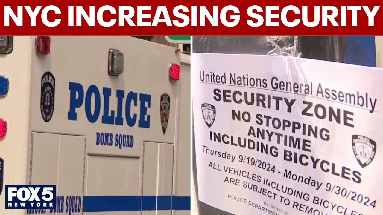 NYC prepping security measures ahead of UN General Assembly