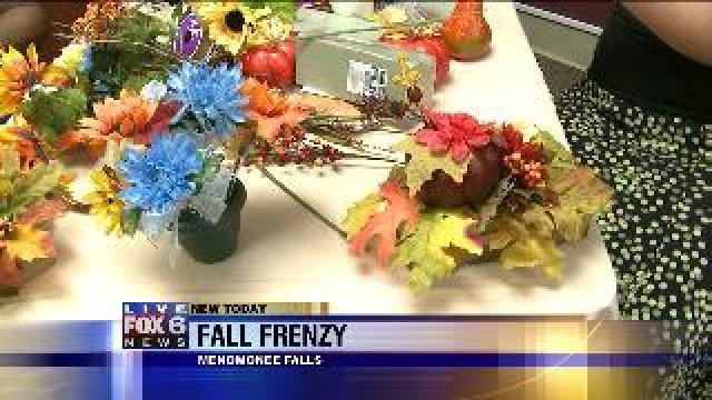 Laura learns about crafts day at Fall Frenzy