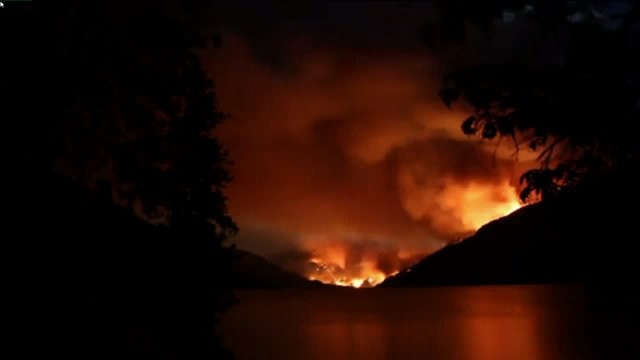 Wolverine Fire timelapse video