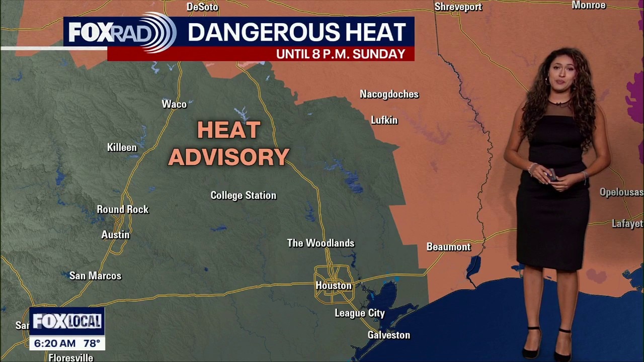 Extreme heat builds across Southeast Texas as Hurricane Lala impacts Hawaii
