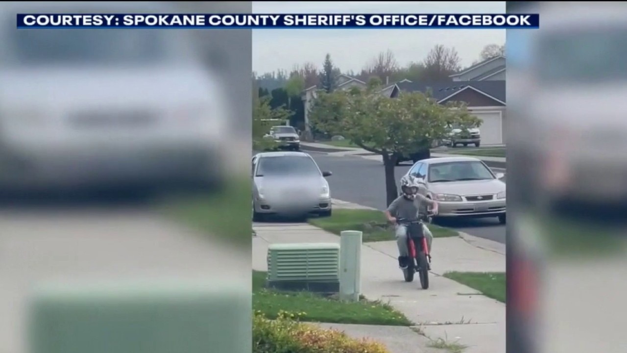 Driver chases child on bike on sidewalk in Spokane