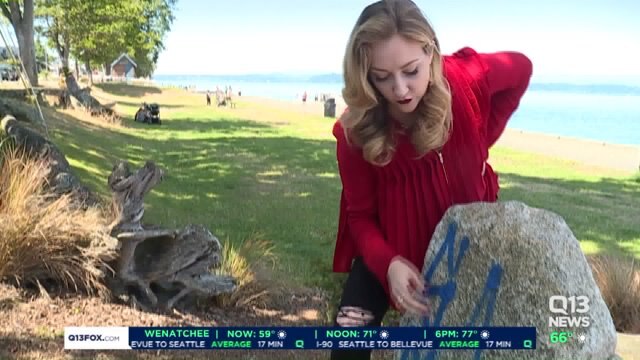 `Gang` graffiti on Alki Beach: Punk kids or a bigger problem?