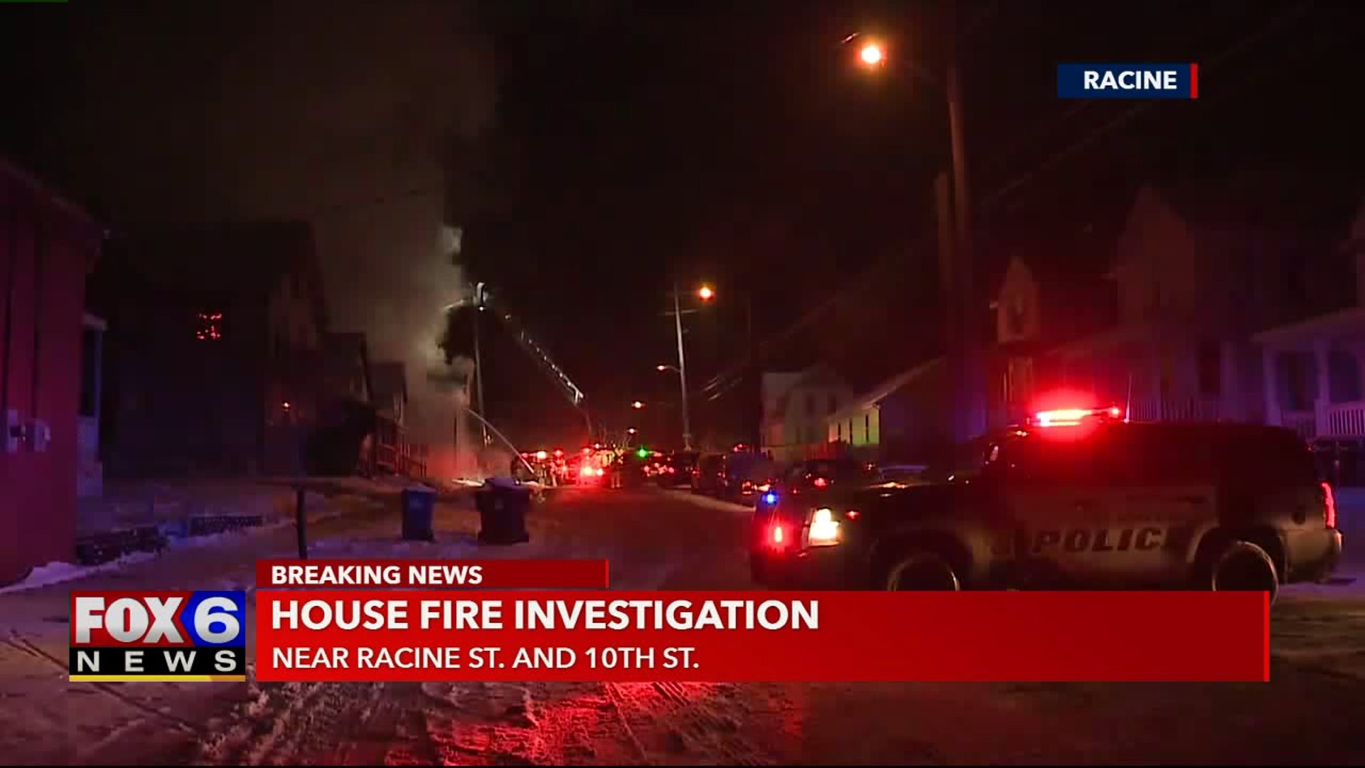 House fire in Racine | FOX6 Milwaukee