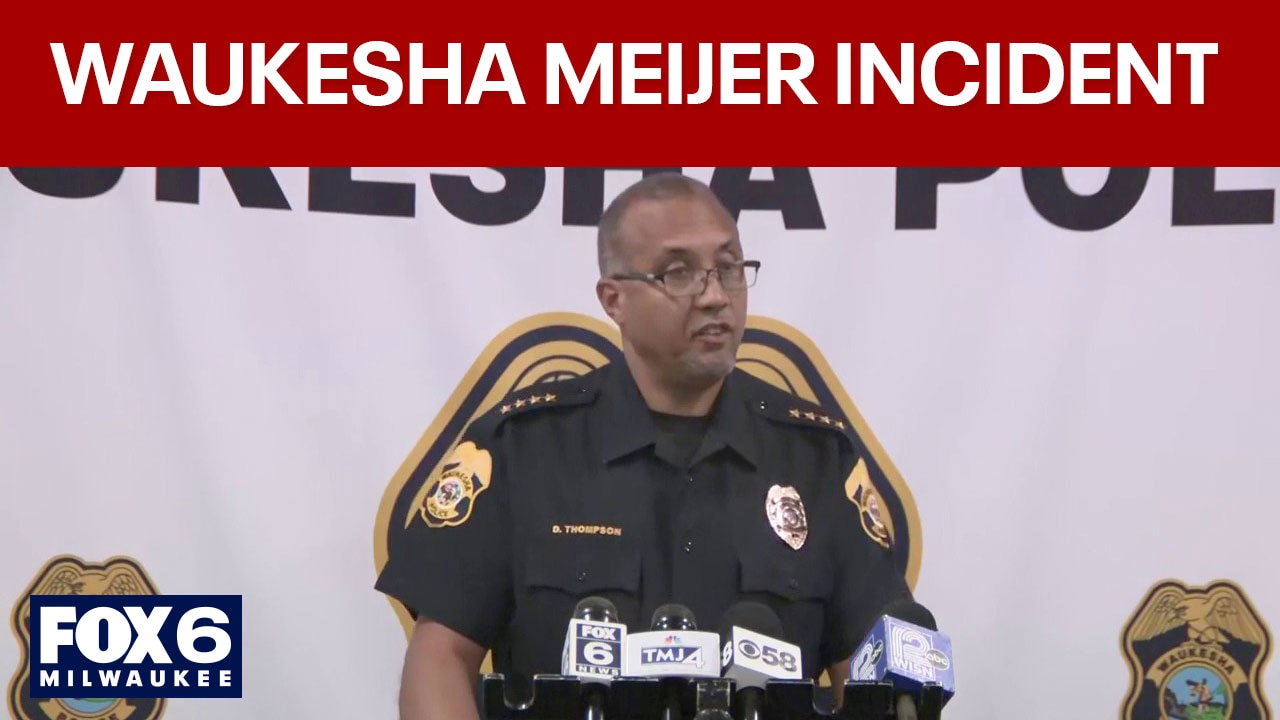 Waukesha police briefing on Meijer incident