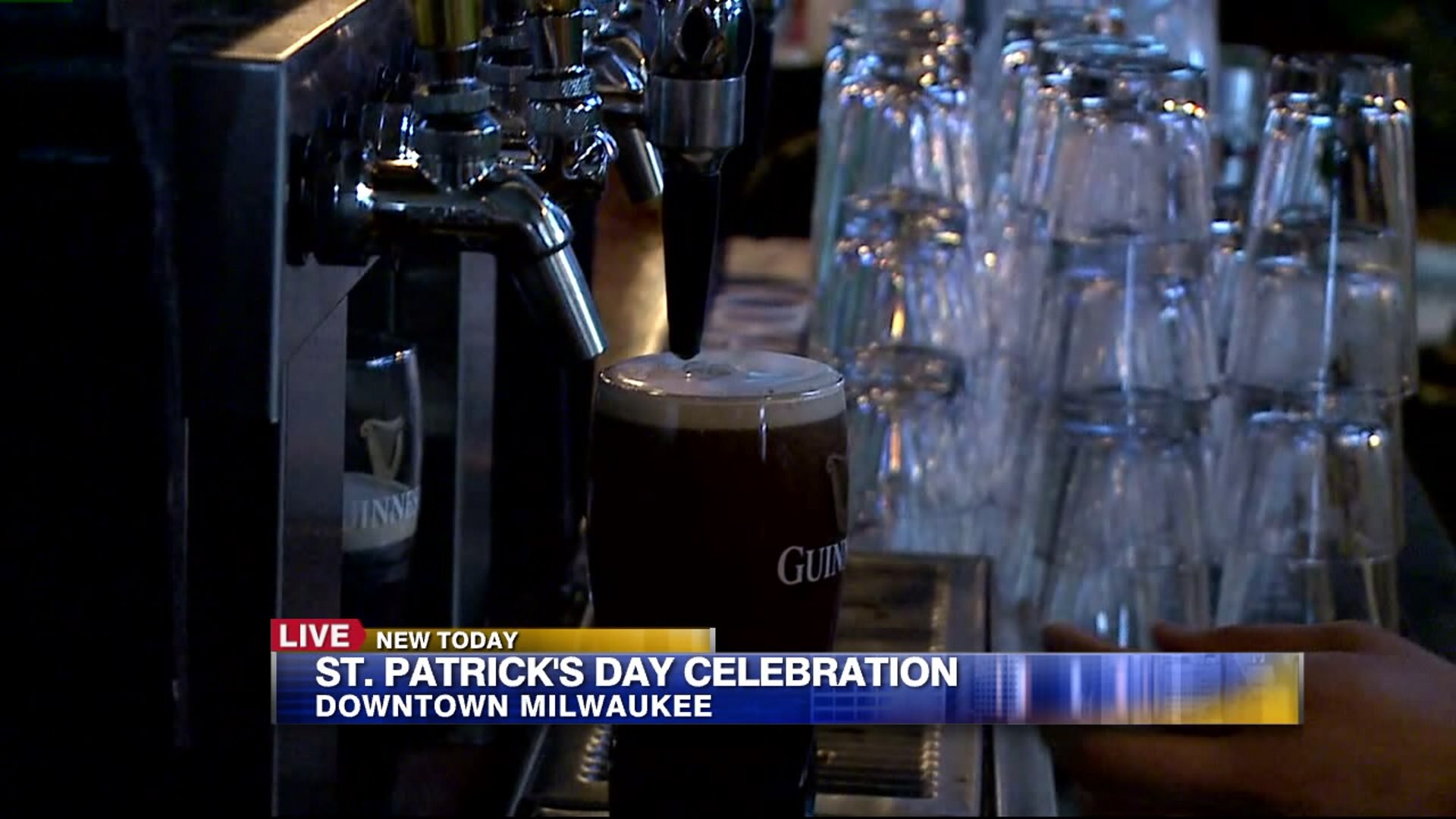 Pouring Guinness