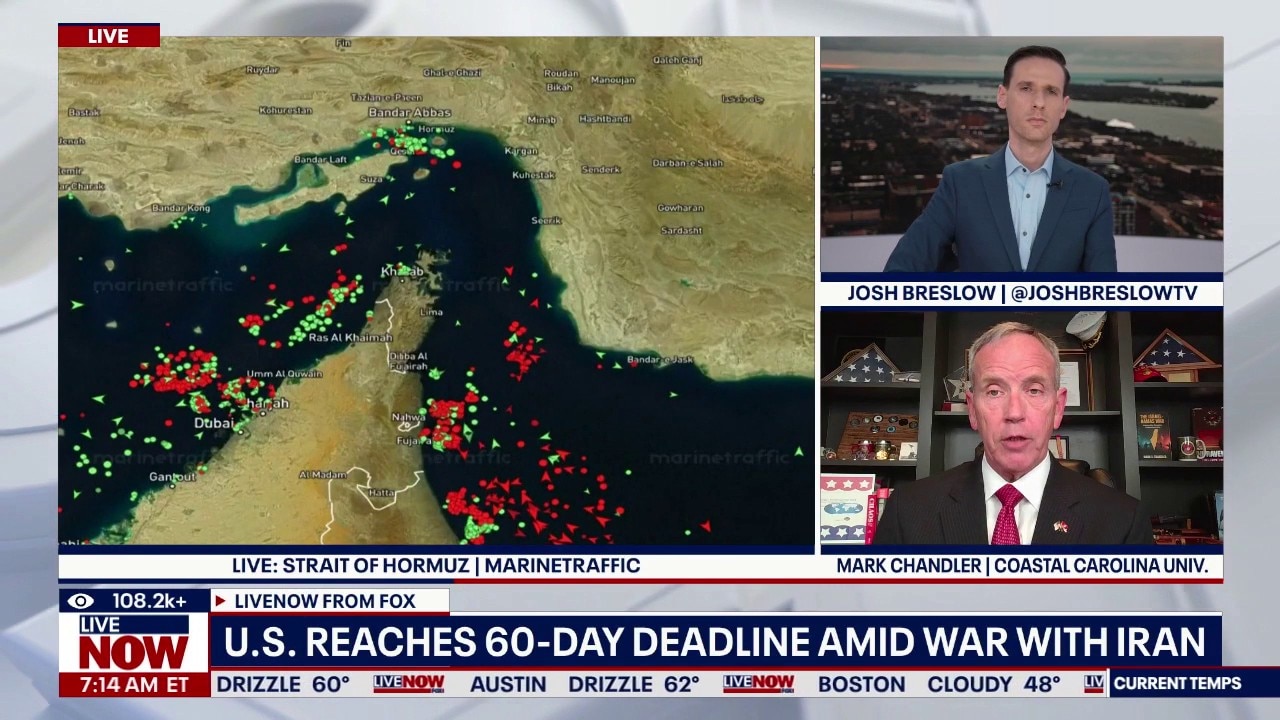 US reaches 60-day deadline amid Iran war 