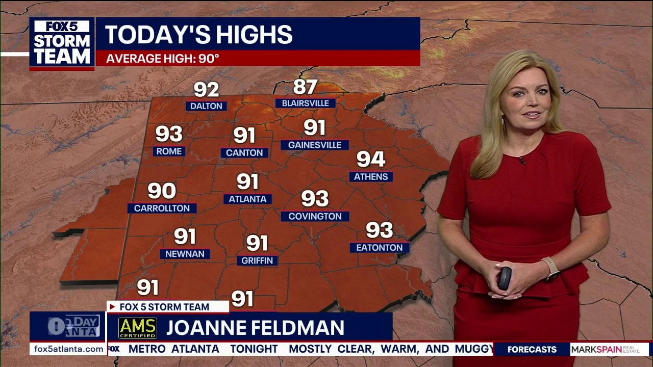 Monday morning weather forecast