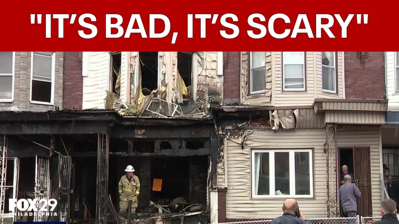 2 people rescued, homes damaged after fire in Kingsessing 