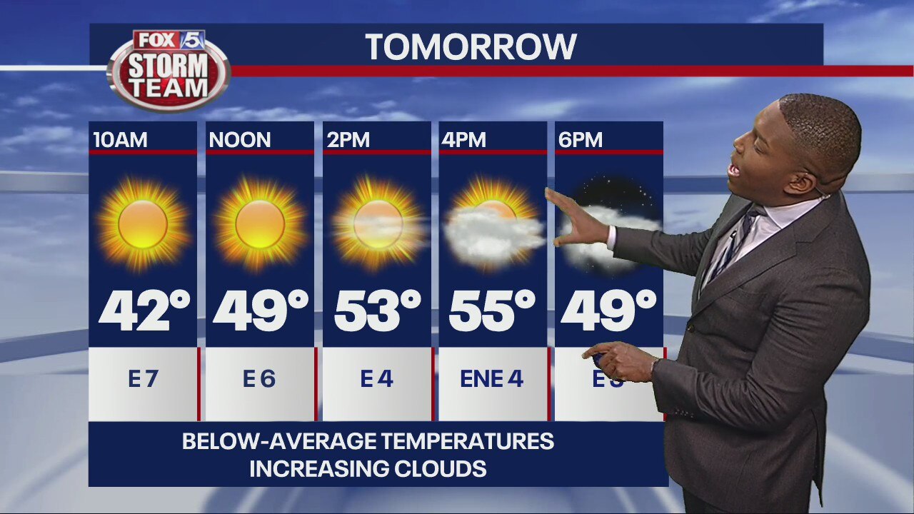 Sunday night forecast update