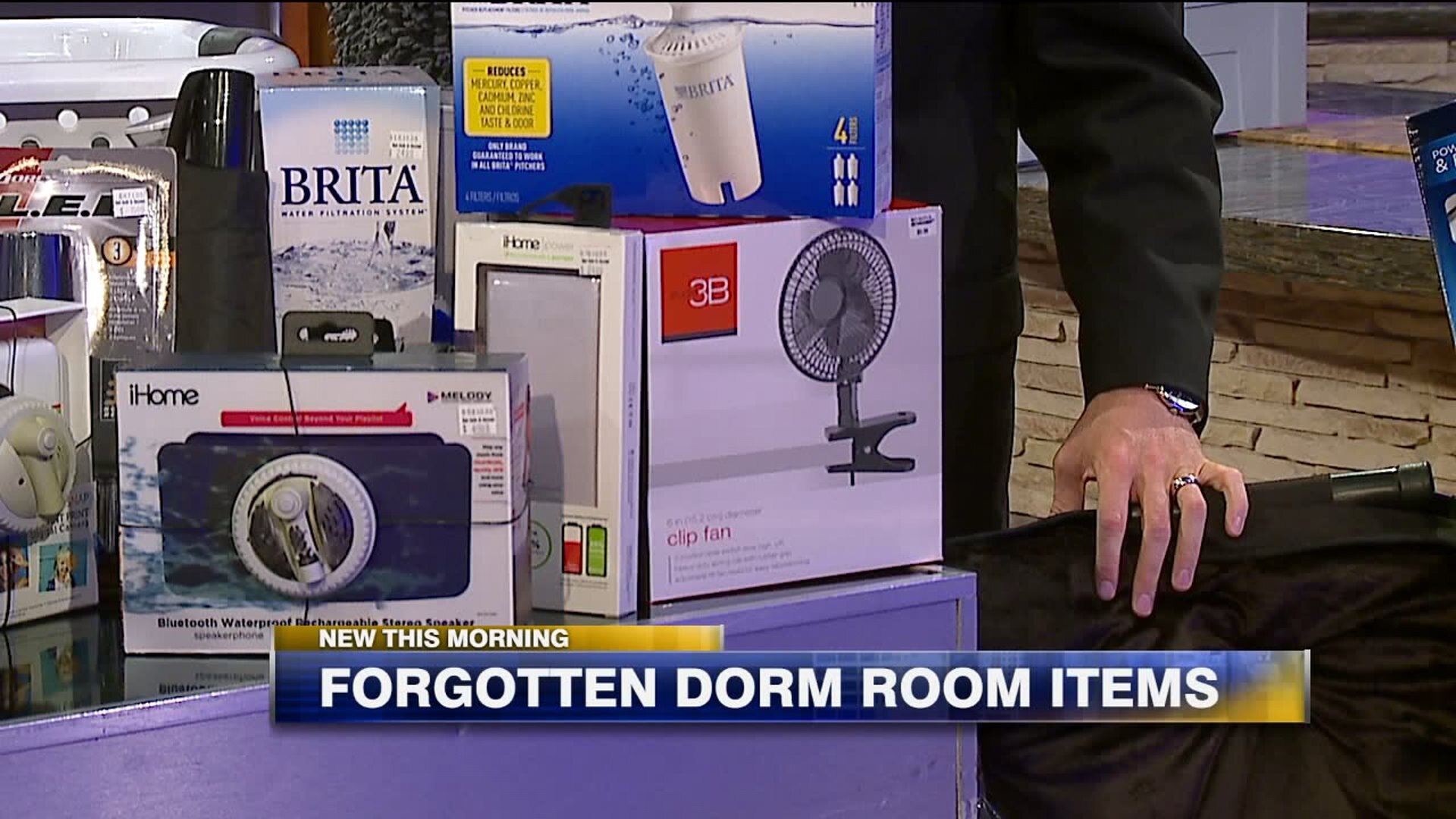 Forgotten dorm room items