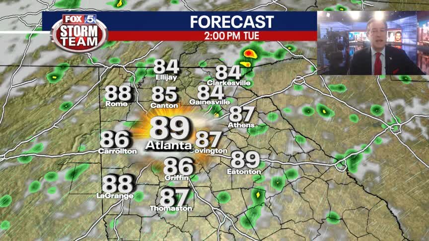 Monday Evening Weather Update