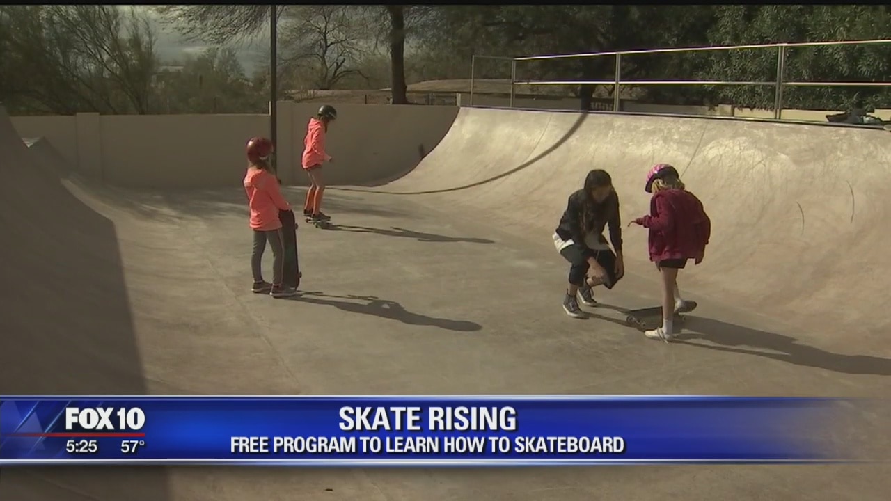 Free program teaches girls how to skateboard