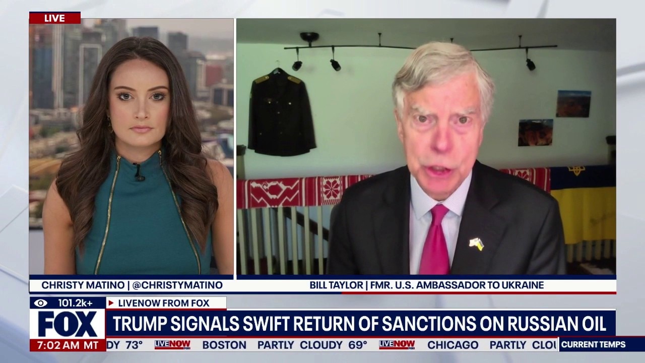 Trump signals swift return of sanctions on Russian oil