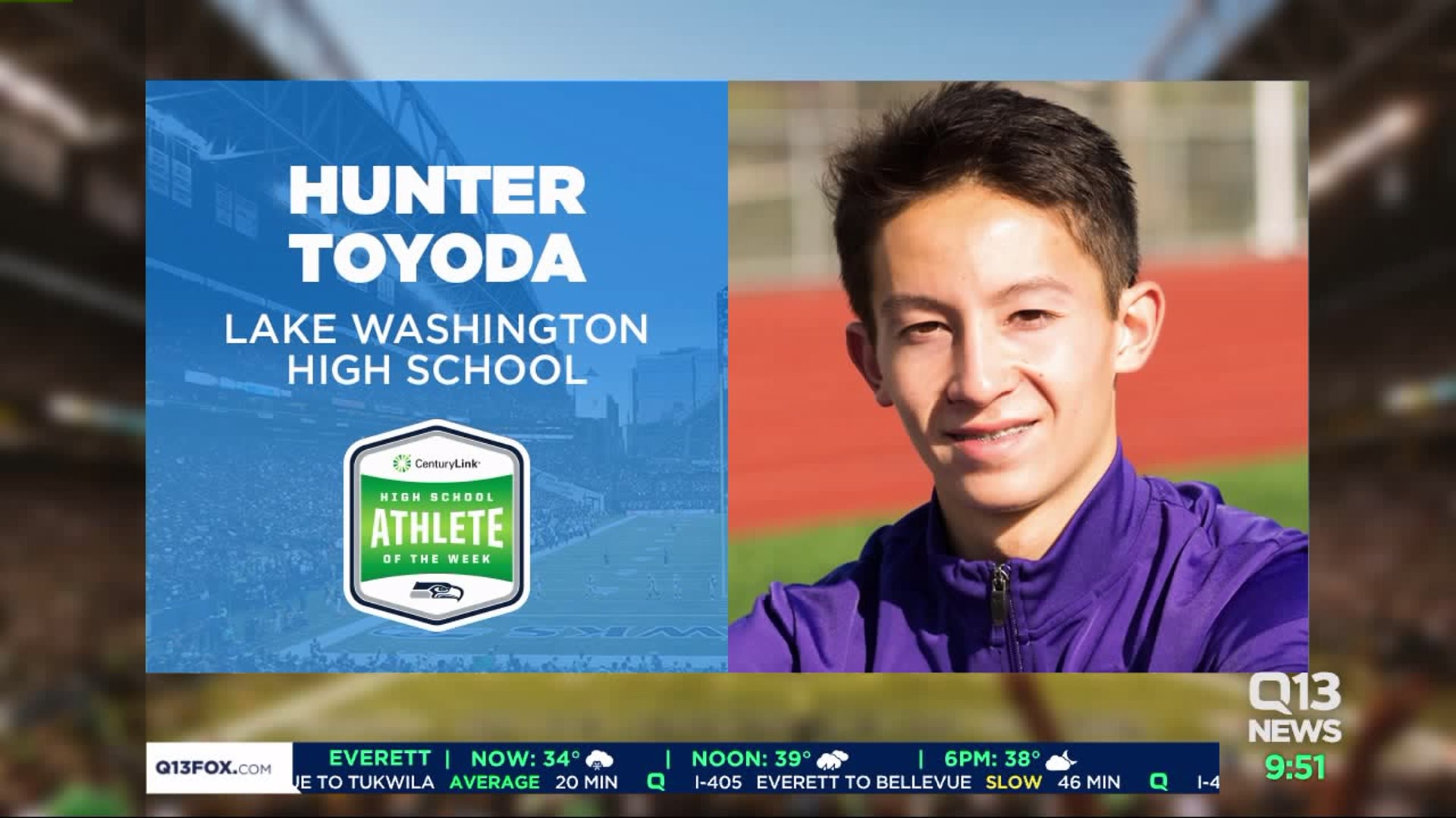CenturyLink High School Athlete of the Week: Hunter Toyoda