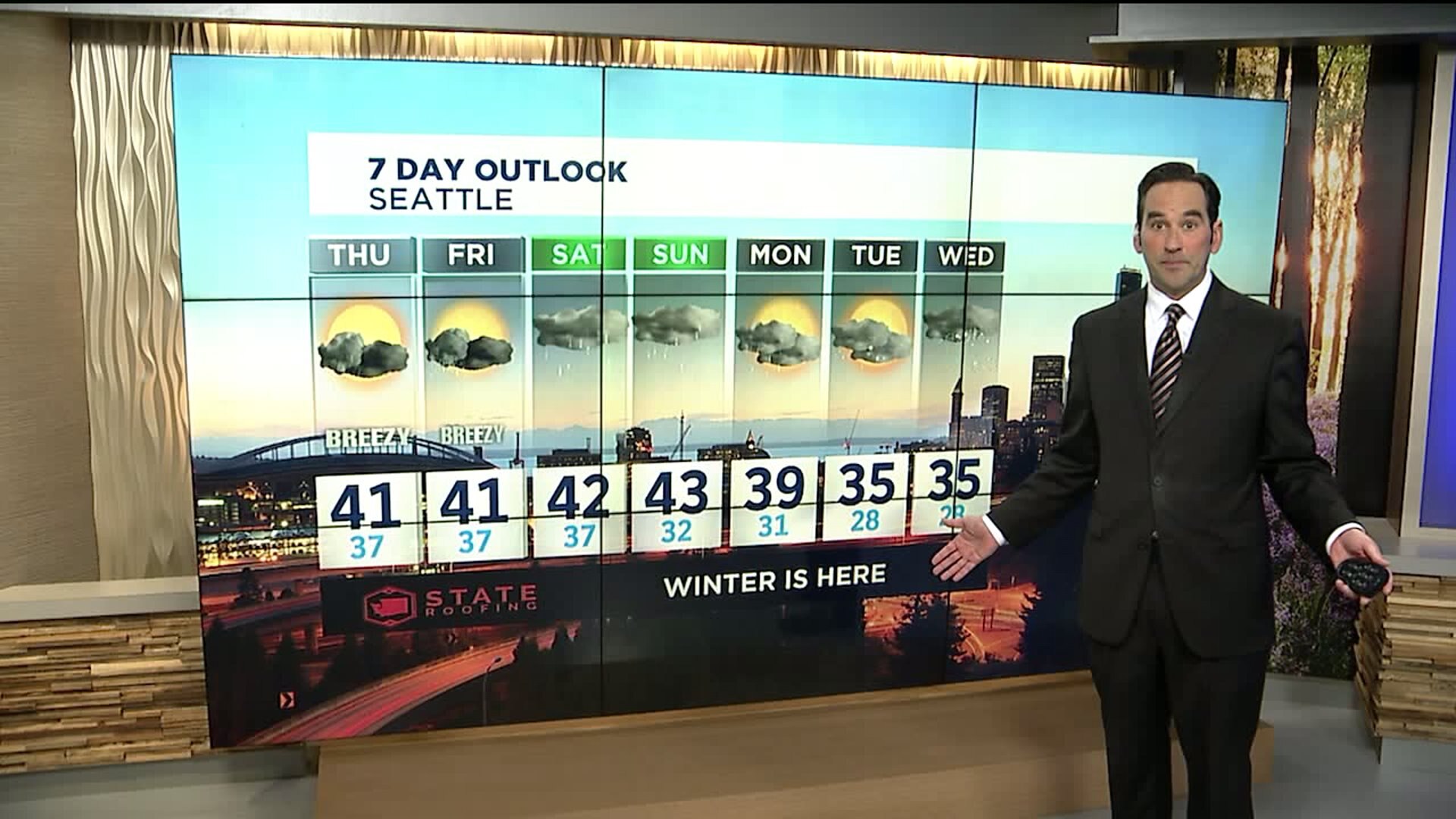 Q13 News evening weather forecast