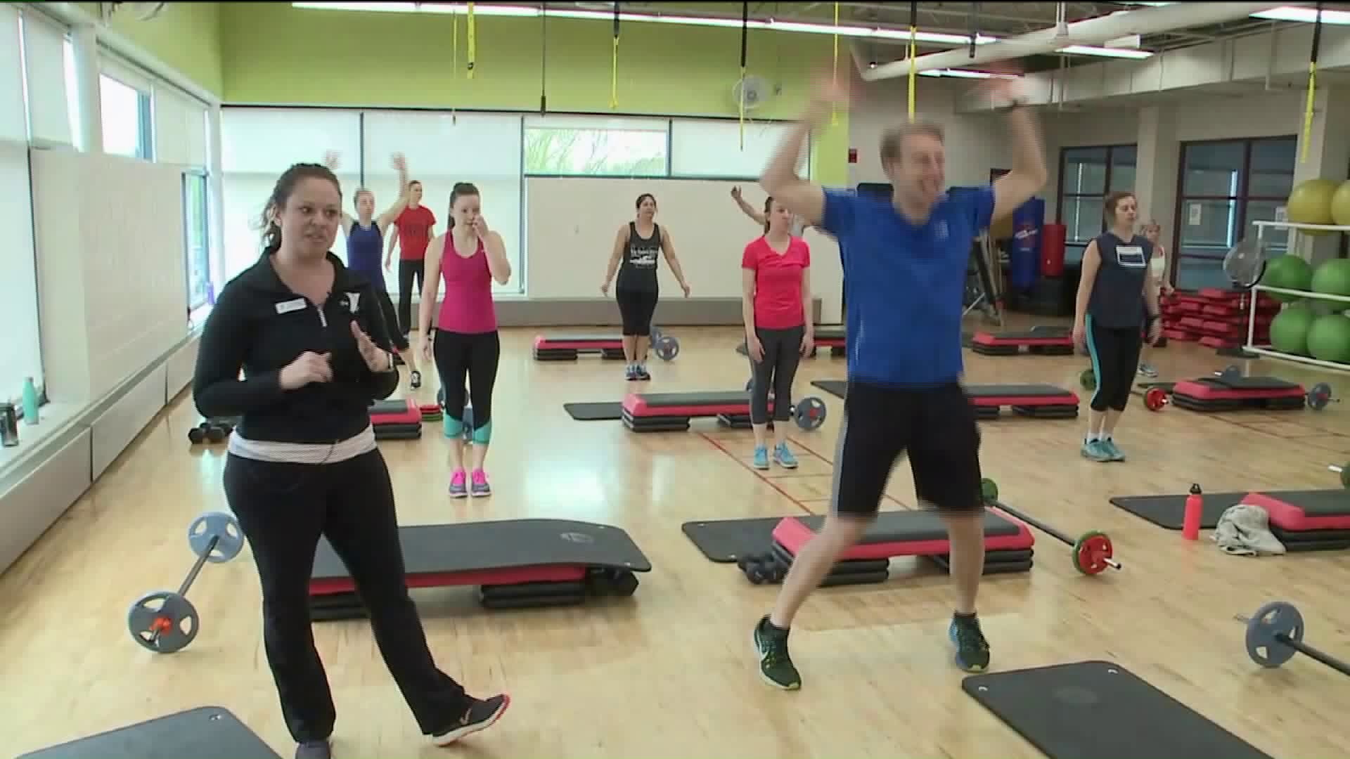 Carl works up a sweat at West Suburban YMCA