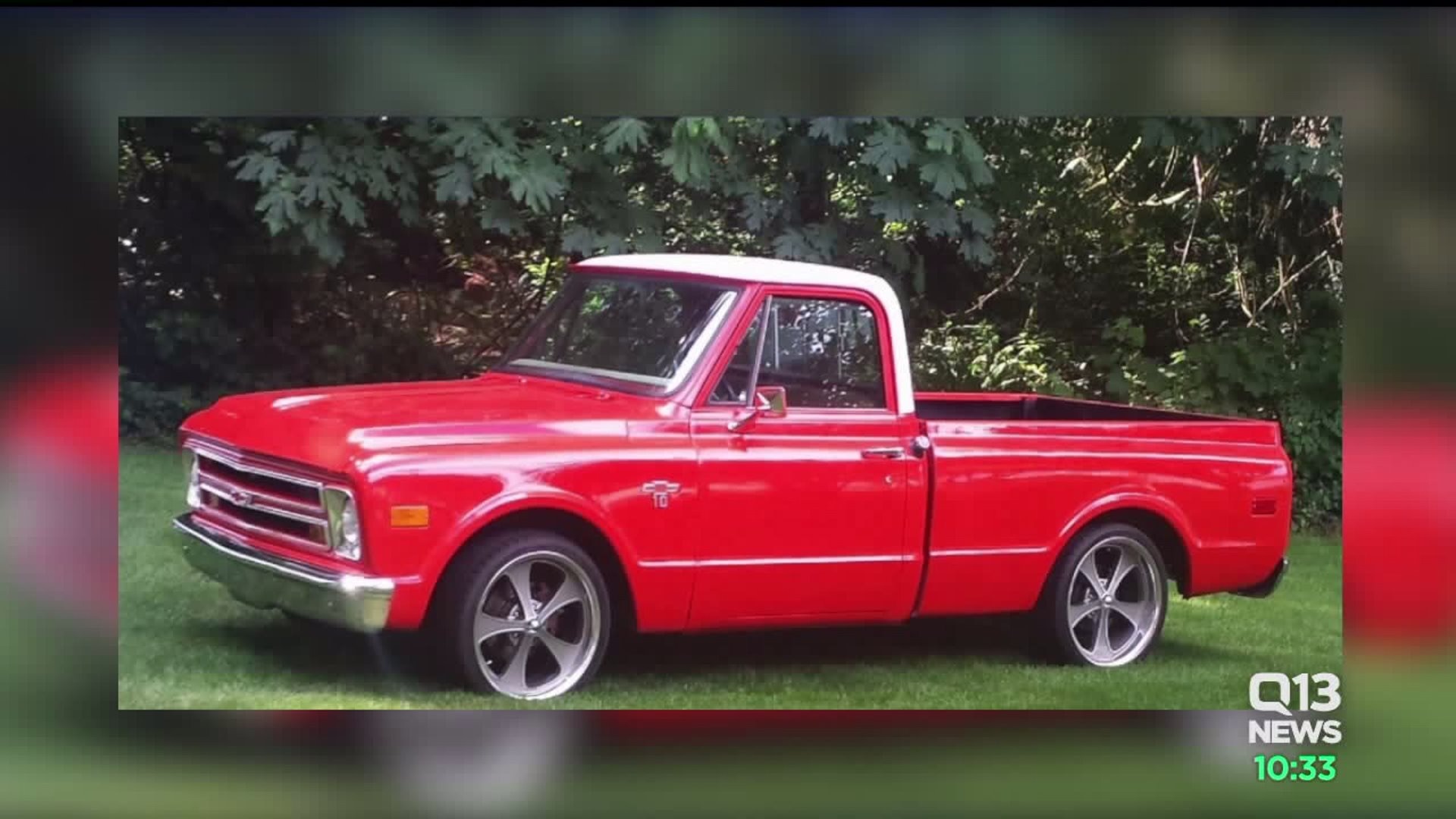 Stolen classic pickup truck