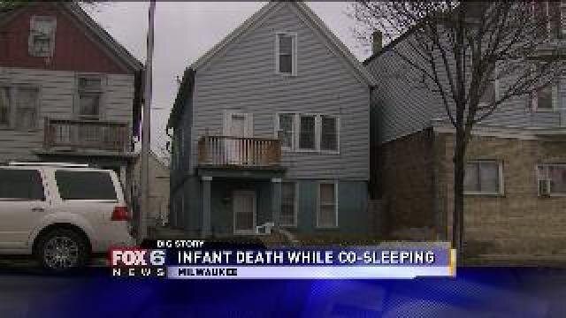 Infant dies while co-sleeping
