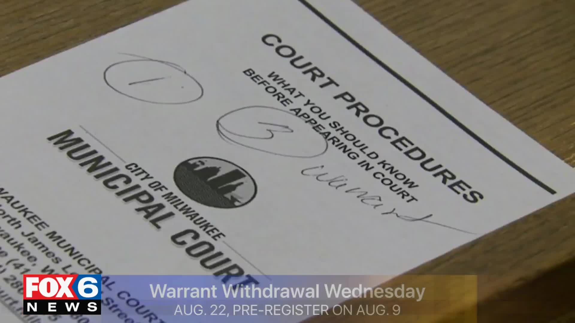 Warrant withdrawal