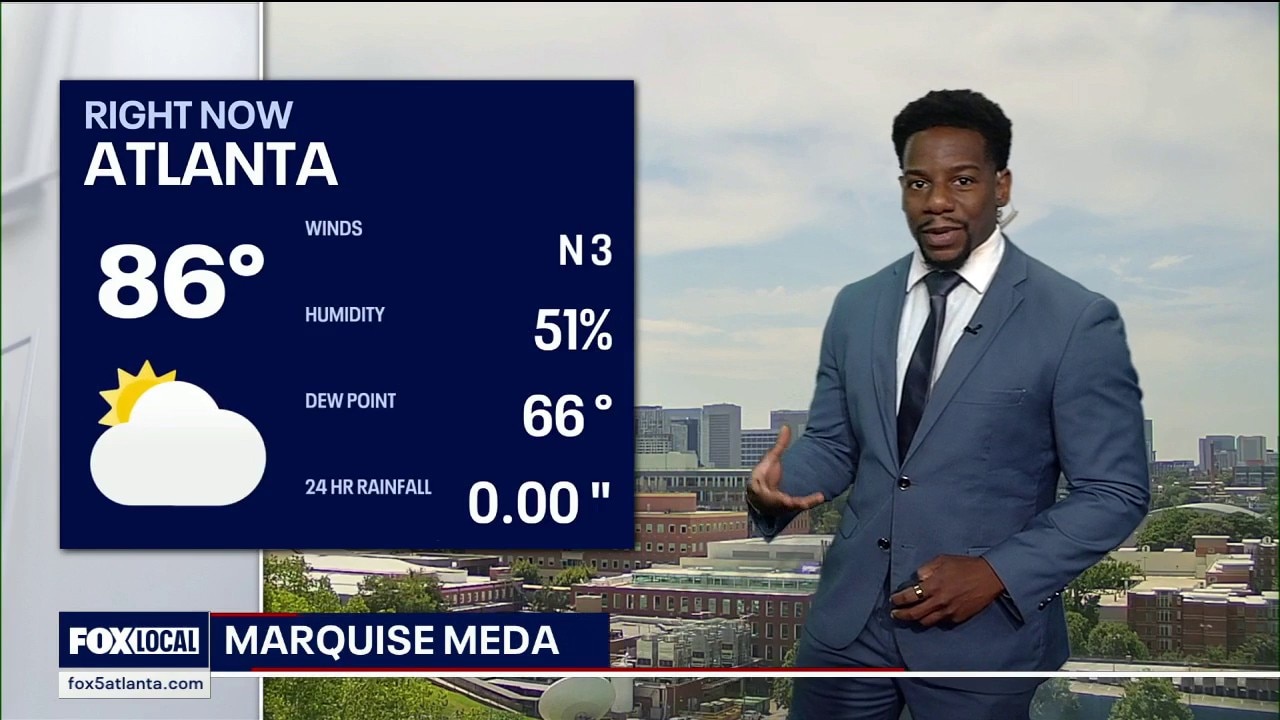 Friday midday weather forecast