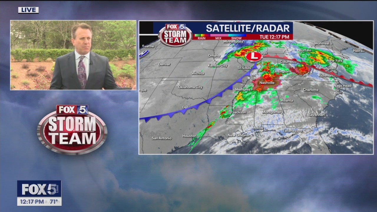 Tuesday noon weather forecast
