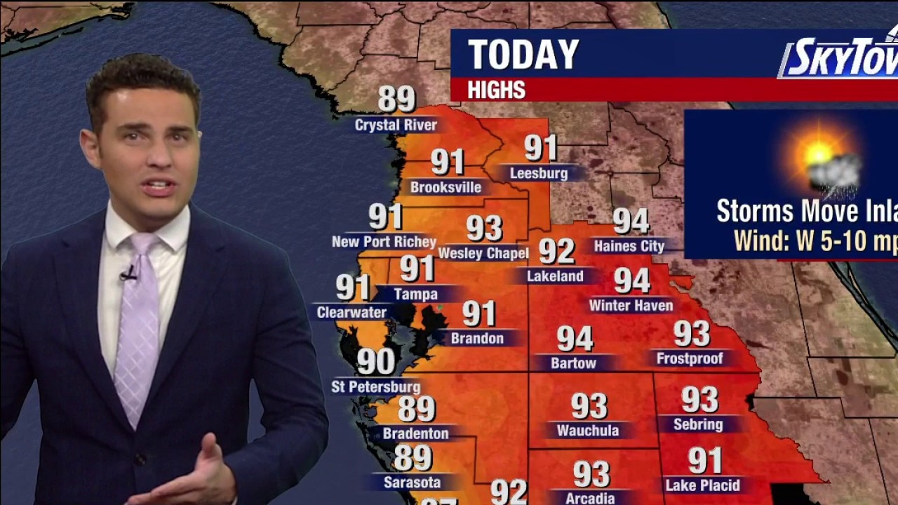 Tampa weather | Sunday morning forecast