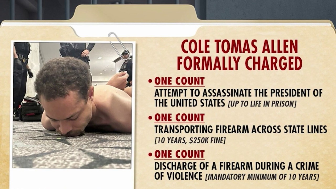 WHCD suspect charged: 'Friendly Federal Assassin' faces life