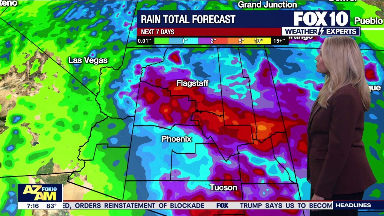 Monsoon brings flood risk to parts of Arizona