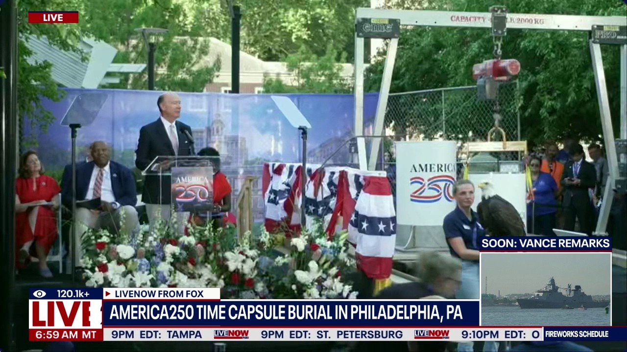 America 250 time capsule buried in Philadelphia