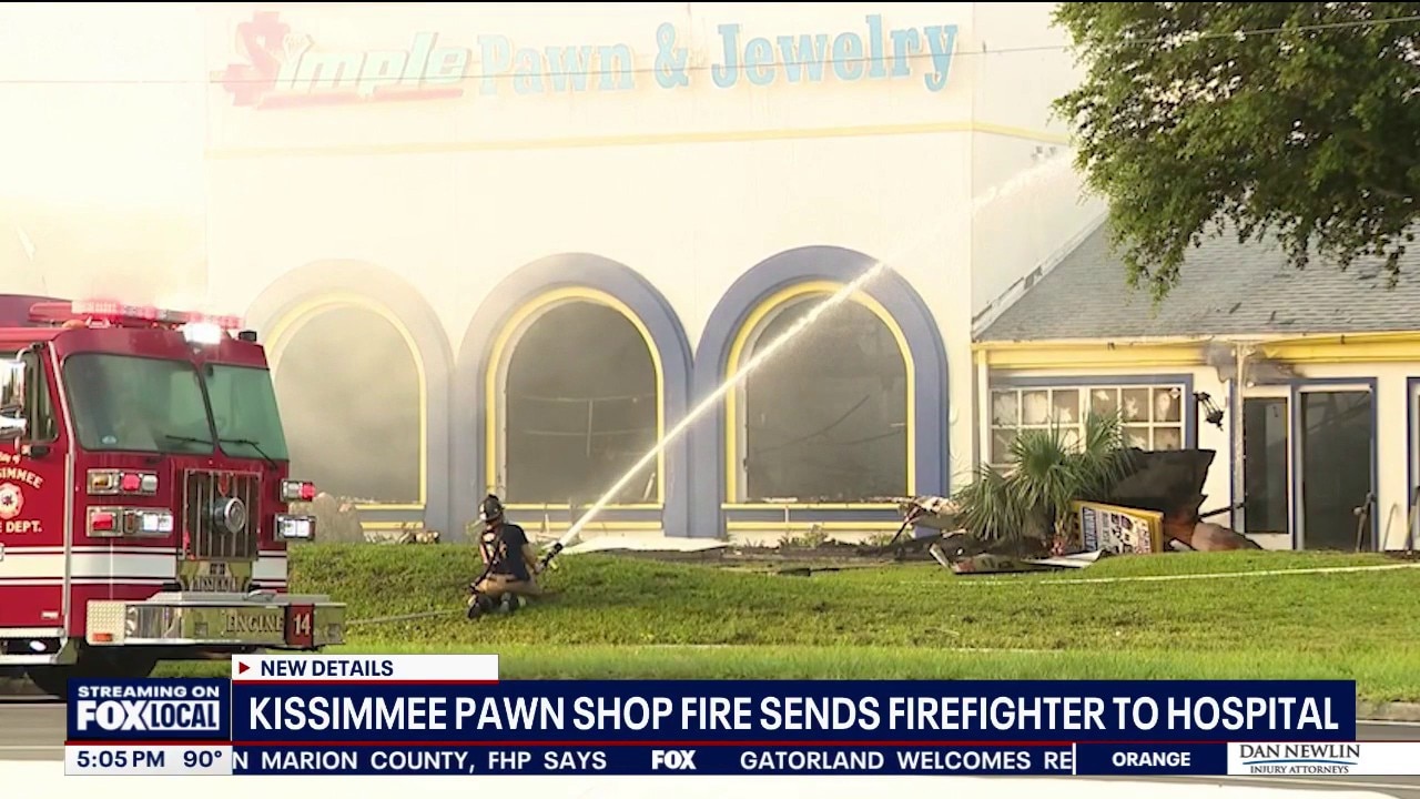 Pawn shop destroyed in Kissimmee fire