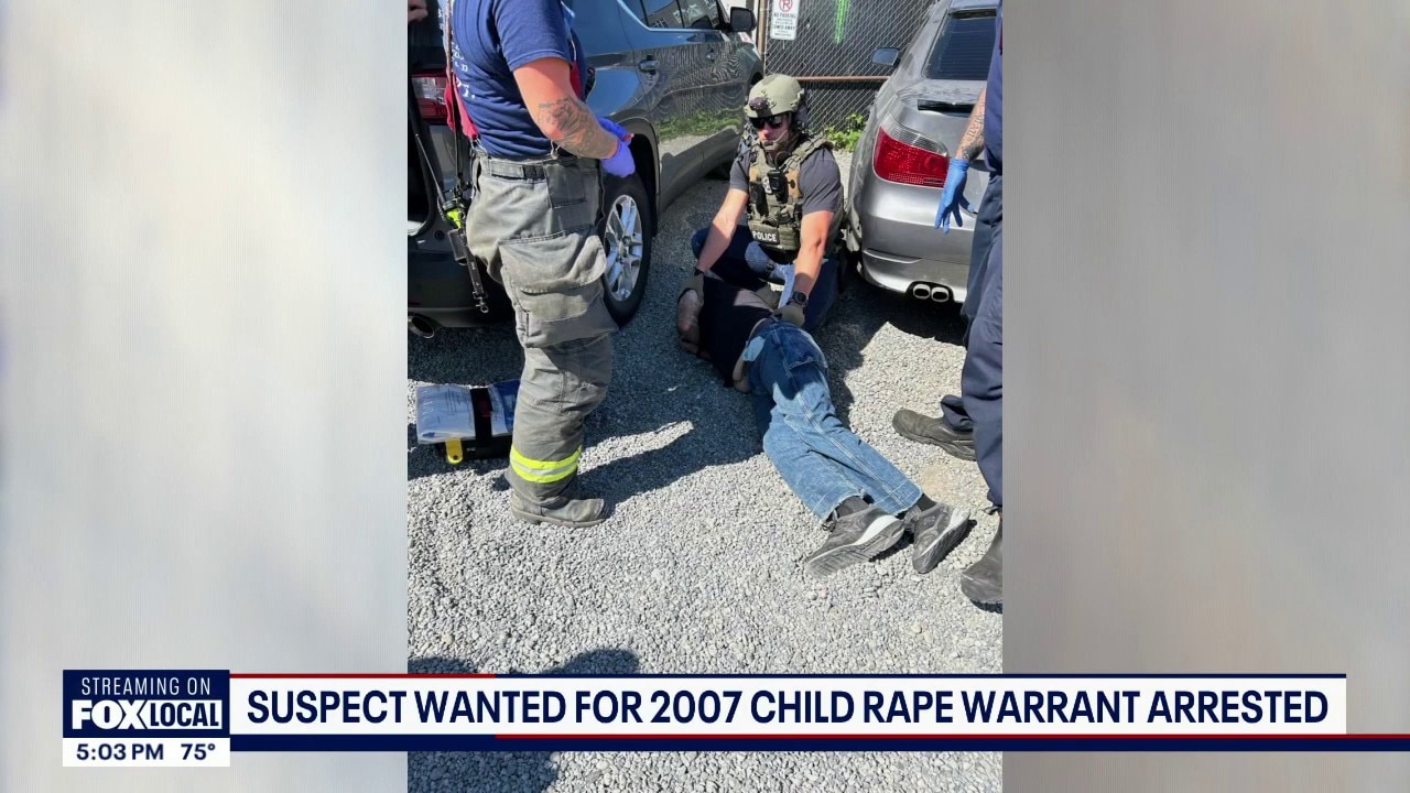 U.S. Marshals arrest suspect on 2007 child rape warrant