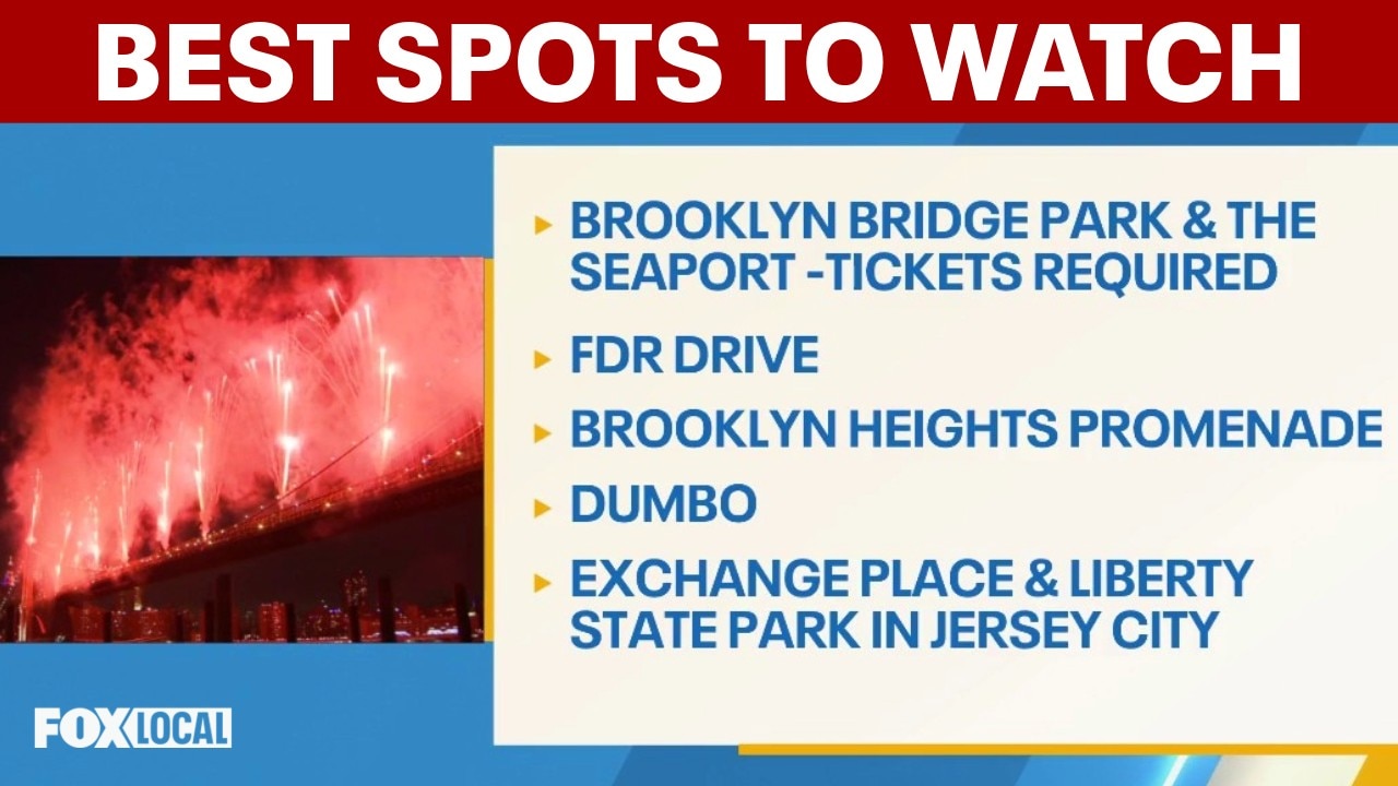 Best places to watch Macy’s 4th of July fireworks in NYC