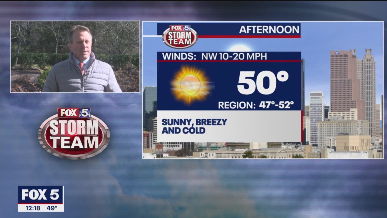 Monday midday forecast