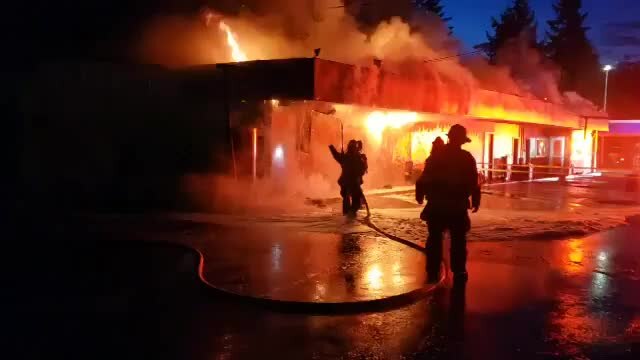 Car wash fire in Bellevue
