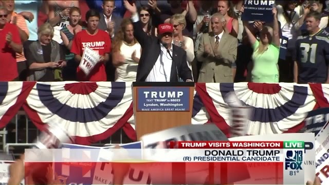RAW: Donald Trump`s Lynden rally (Part 5)