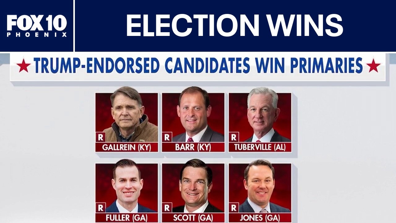 Trump-backed candidates win big in primary elections