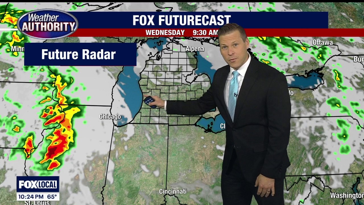 Two different rounds of active weather coming