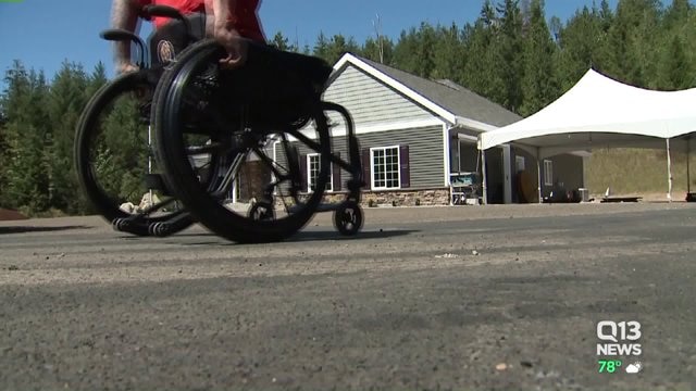 Community honors veteran with a new home