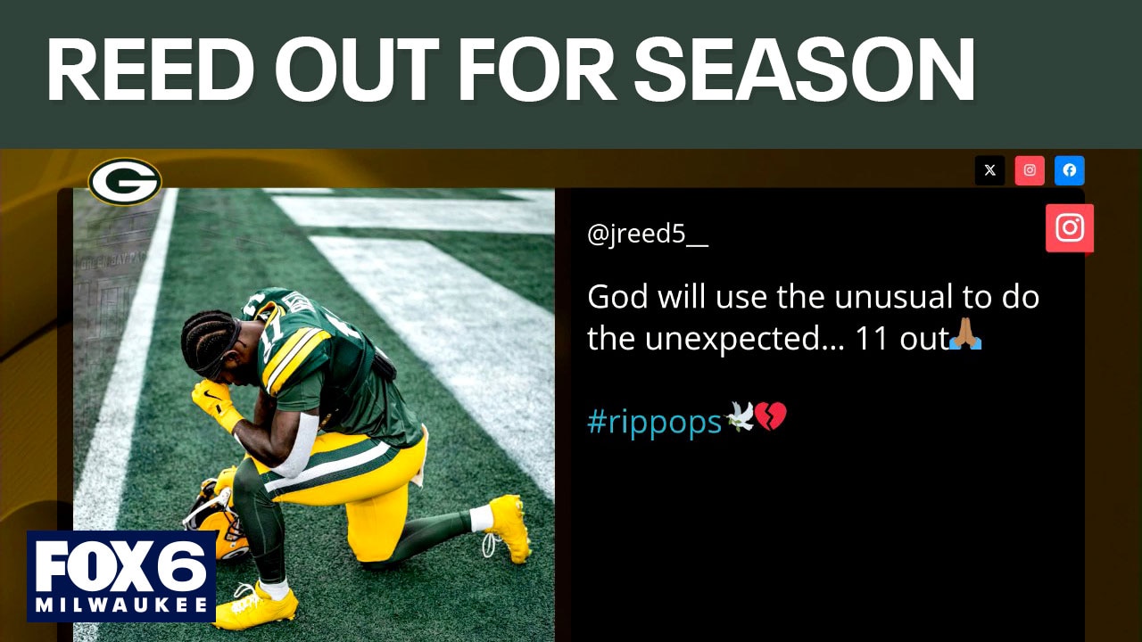 Packers WR Jayden Reed out for season, undergoing neck surgery
