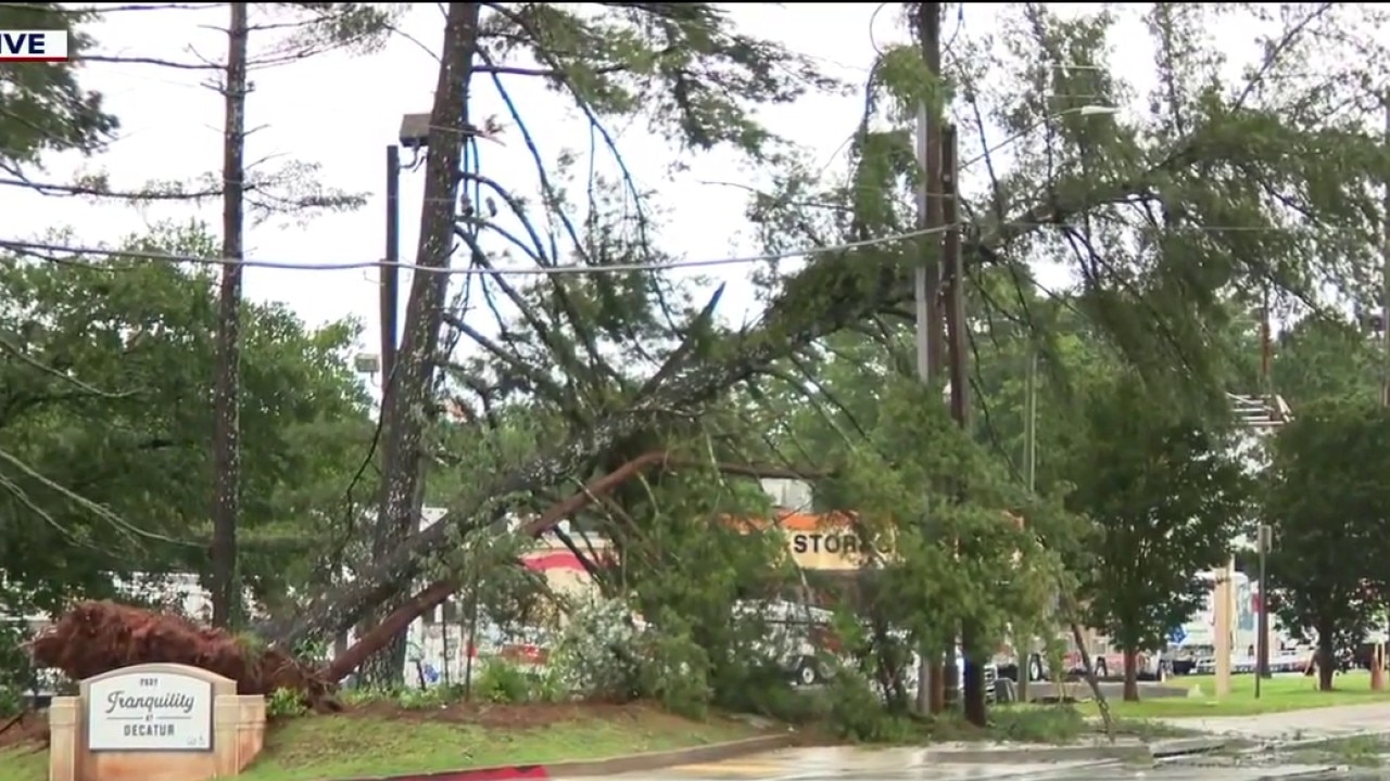 Severe storms cause damage across metro Atlanta