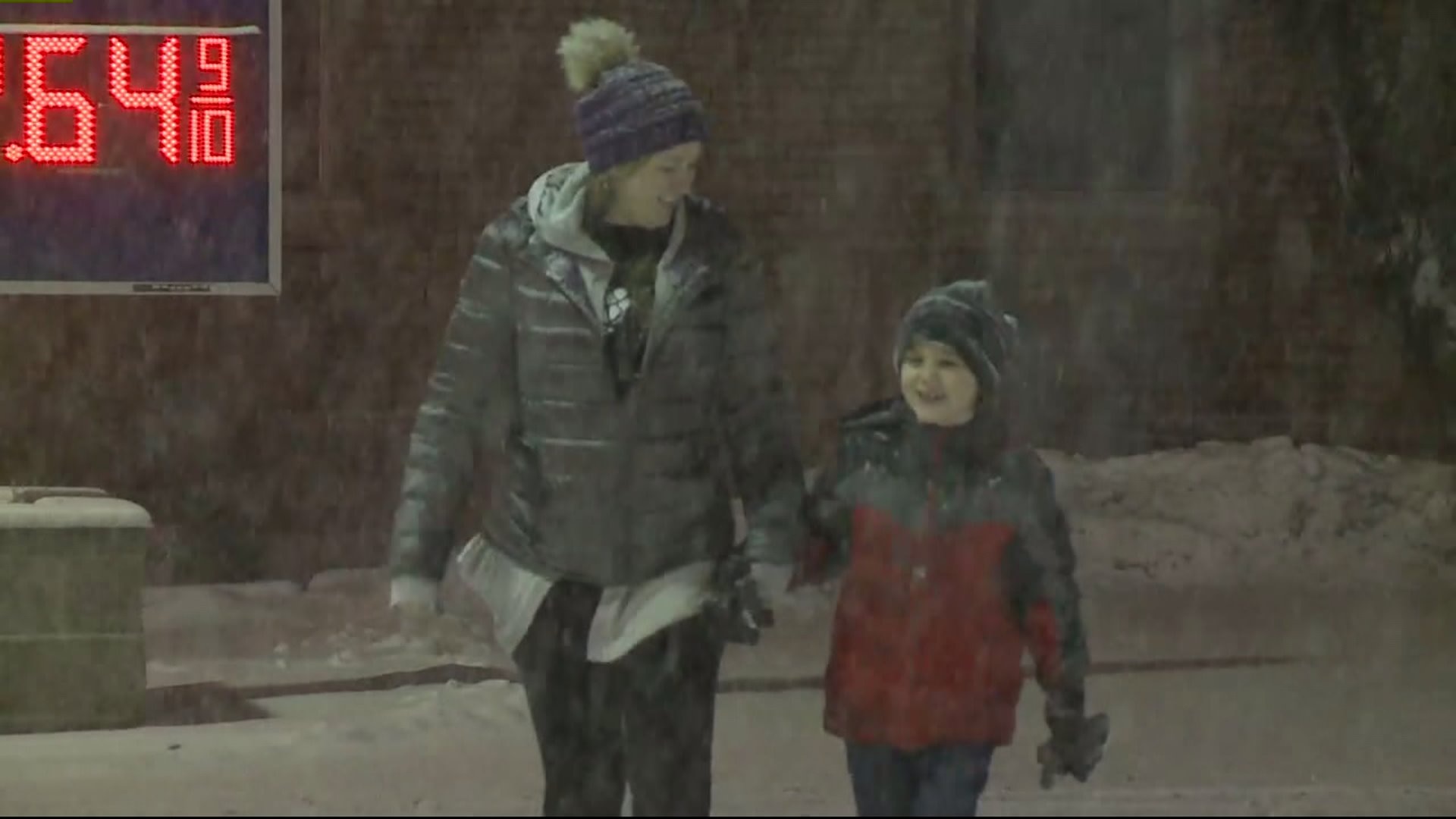 Embracing the snow