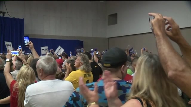 Trump supporters react positively to Green Bay rally