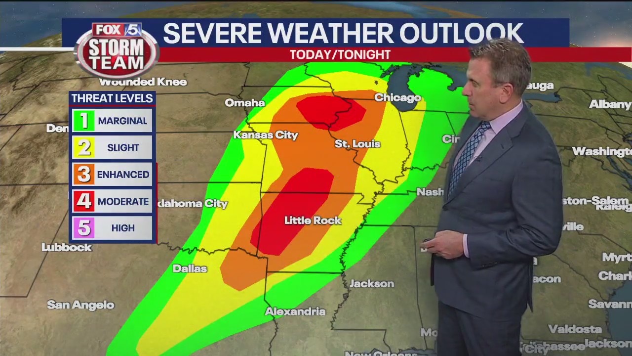 Tuesday forecast update